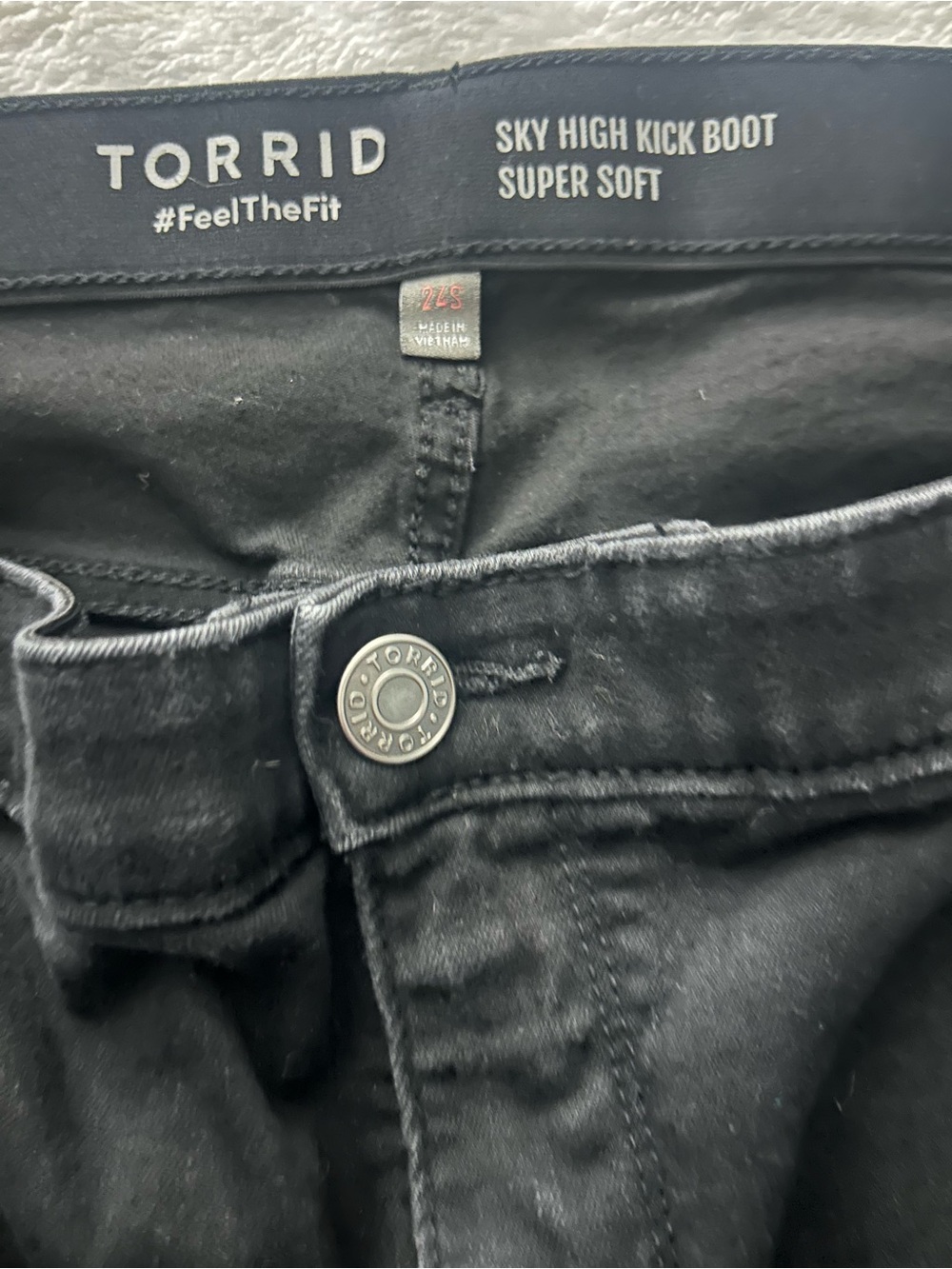 torrid Sky High Kick Bootcut Jeans - Black